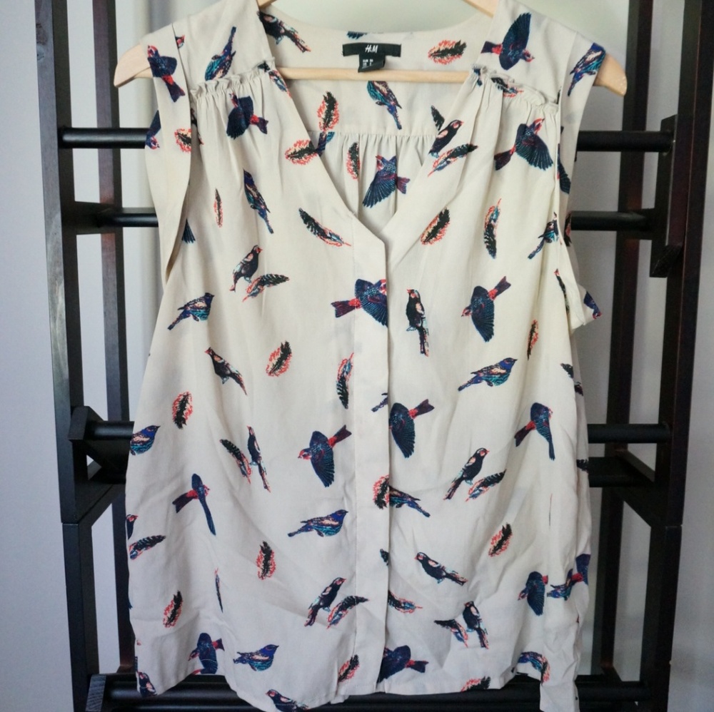 H&M Vintage Sleeveless Sheer Top